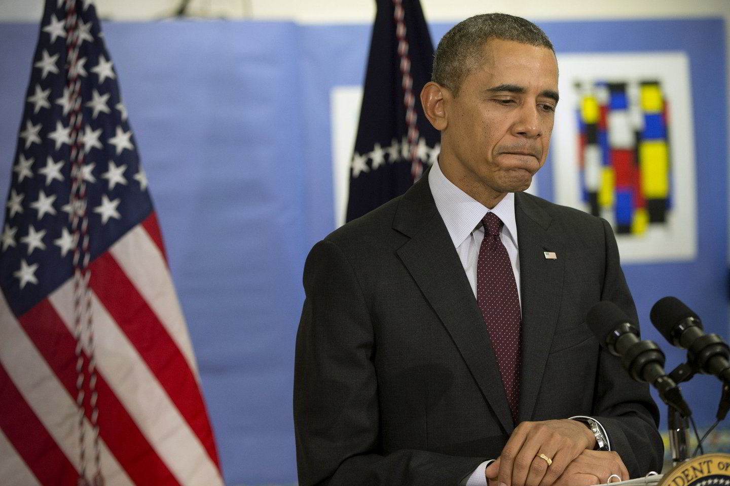 B.Obama nori parodyti, kad sugeba suvaldyti krizes.