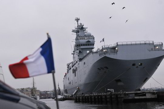 Dėl „Mistral“ laivo kovojantiems rusams – vokiečių žnybtelėjimas
