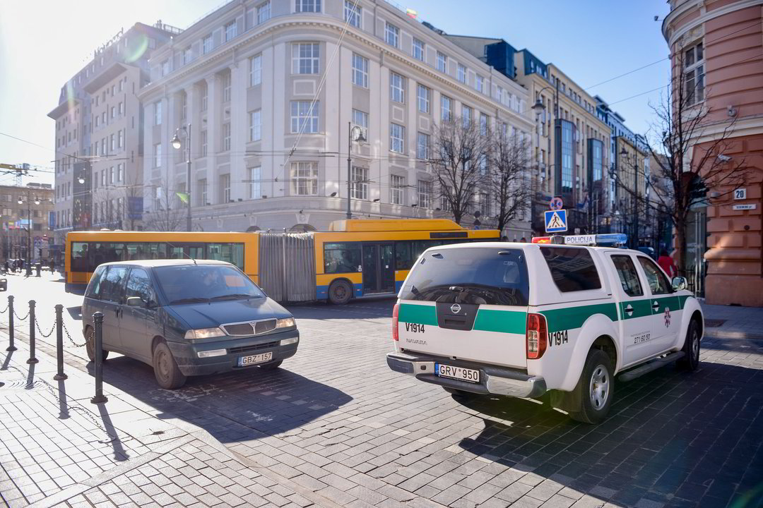 Vilniuje buvo filmuojama reklama.<br>J.Stacevičiaus nuotr.