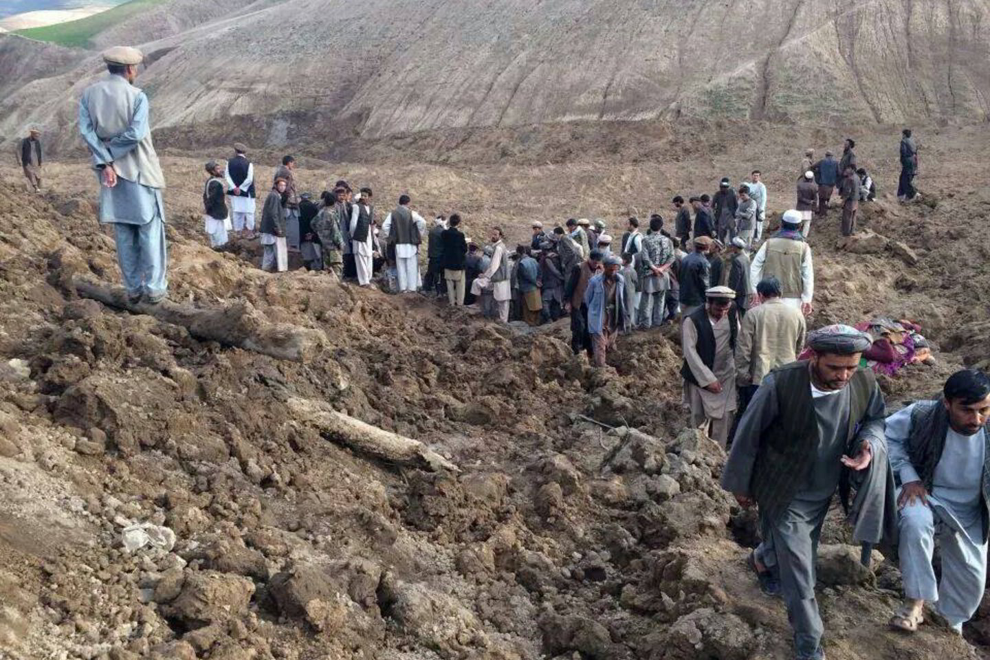 Nelaimė įvyko Badachšane, kuris yra atoki kalnuota provincija šiaurės rytų Afganistane.<br>AP nuotr.