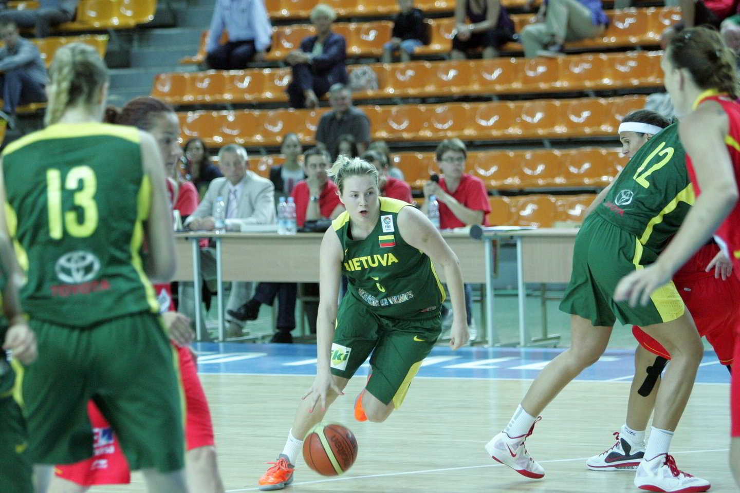 Lietuvos rinktinei M.Solopova pelnė 17 taškų.