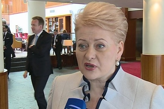 Dalia Grybauskaitė: „Lietuva užsidirbo būti stipriausiųjų klube“