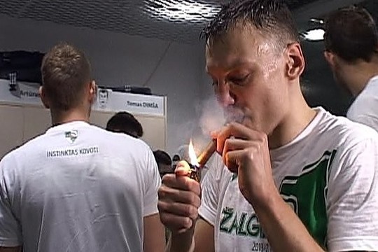 Pergalės cigarą surūkęs Š. Jasikevičius eina užtarnauto poilsio