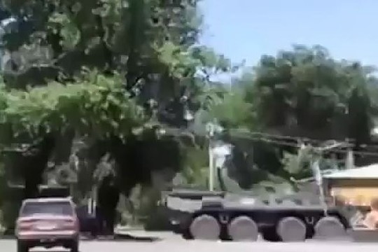 Ukrainoje pastebėti Rusijos tankai