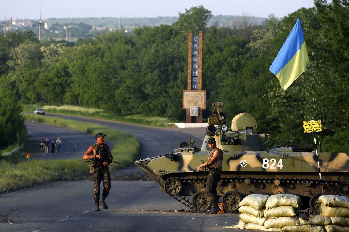 Teroristai puolė Ukrainos pajėgų patikros postą netoli Kramatorsko.