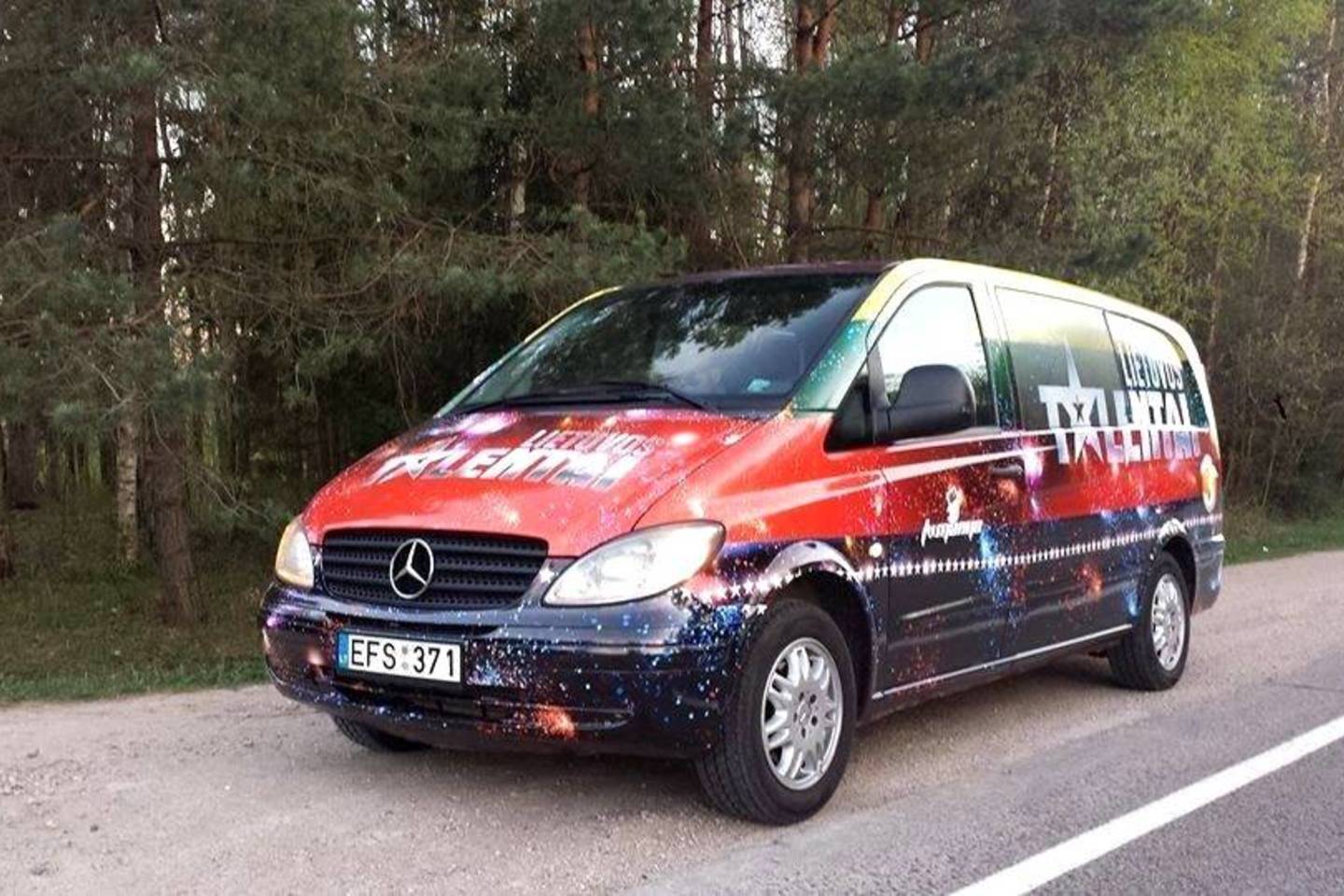 Projekto „Lietuvos talentai“ autobusiukas keliaus po šalies festivalius.