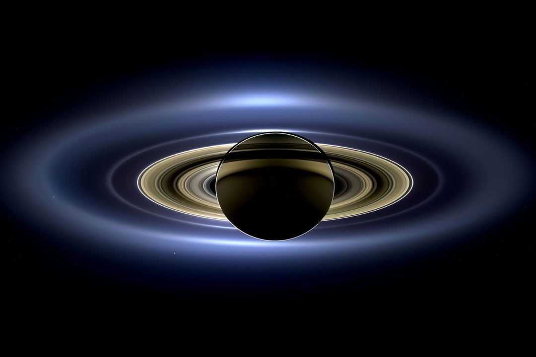 Saturno žiedų mozaika, kurią „Cassini“ užfiksavo 2013 m. lapkričio 12 d.<br>NASA nuotr.