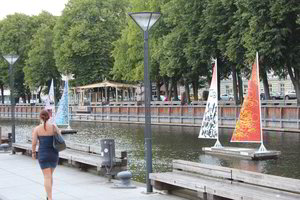 Klaipėdoje kaligrafijos meistrai išpuošė dvylika burių