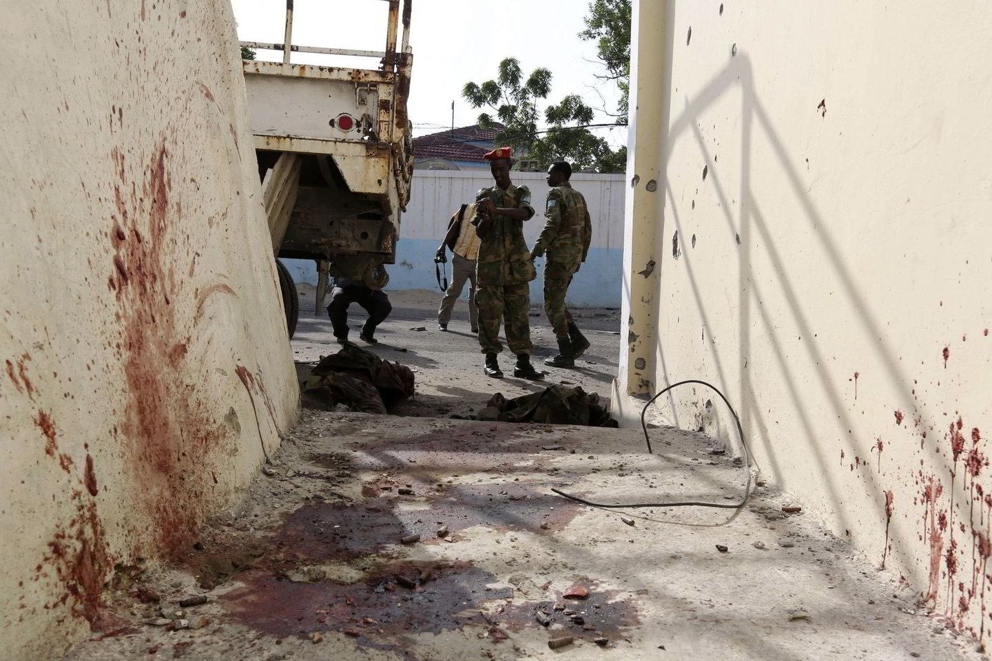 Vienas „al Shebab“ atstovas patvirtino, kad jo judėjimas surengė šią ataką.<br>Reuters/Scanpix nuotr.