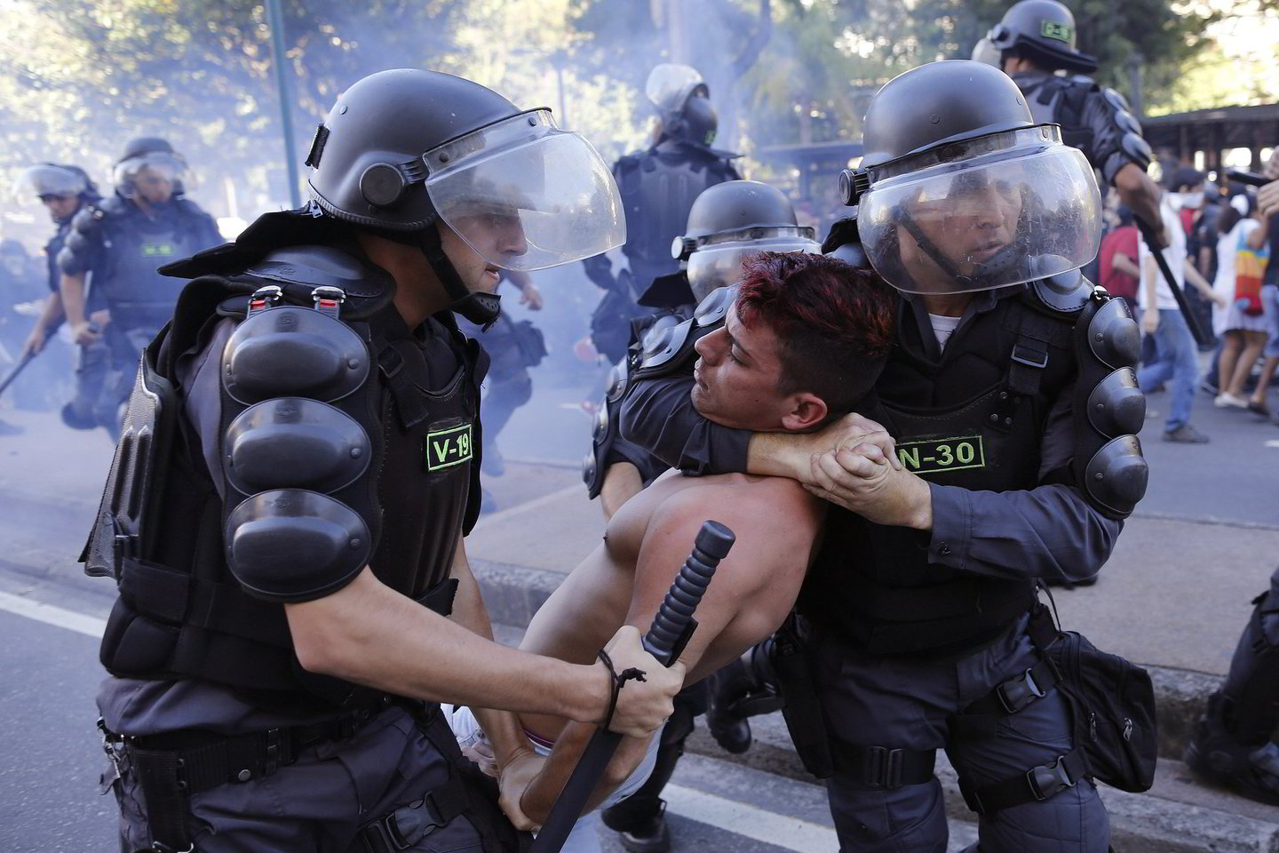 Prieš pasaulio čempionatą ir FIFA nukreiptas protestas.