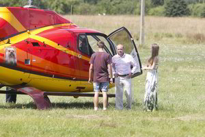 Druskininkų meras į Palangą atskrido su žavia palydove