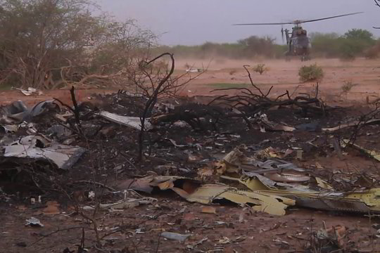 Paskelbti pirmi vaizdai iš „Air Algerie“ lėktuvo sudužimo vietos
