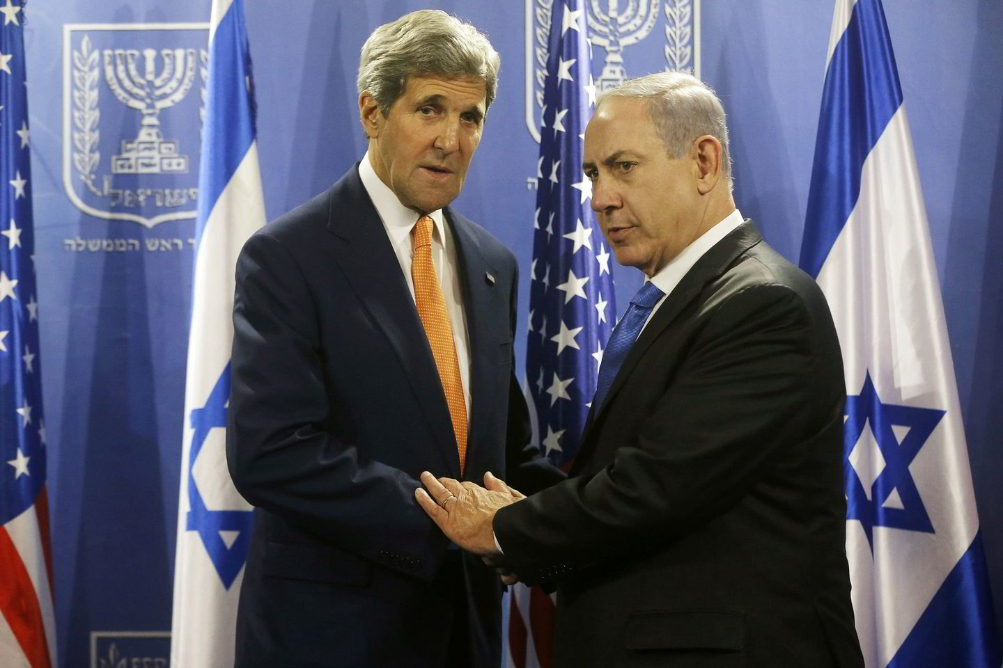 JAV valstybės sekretorius J.Kerry (kairėje) ir Izraelio pemjeras B.Netanyahu jau kelis dešimtečius yra artimi draugai, tačiau dėl taikos Artimuosiuose rytuose nesutaria.