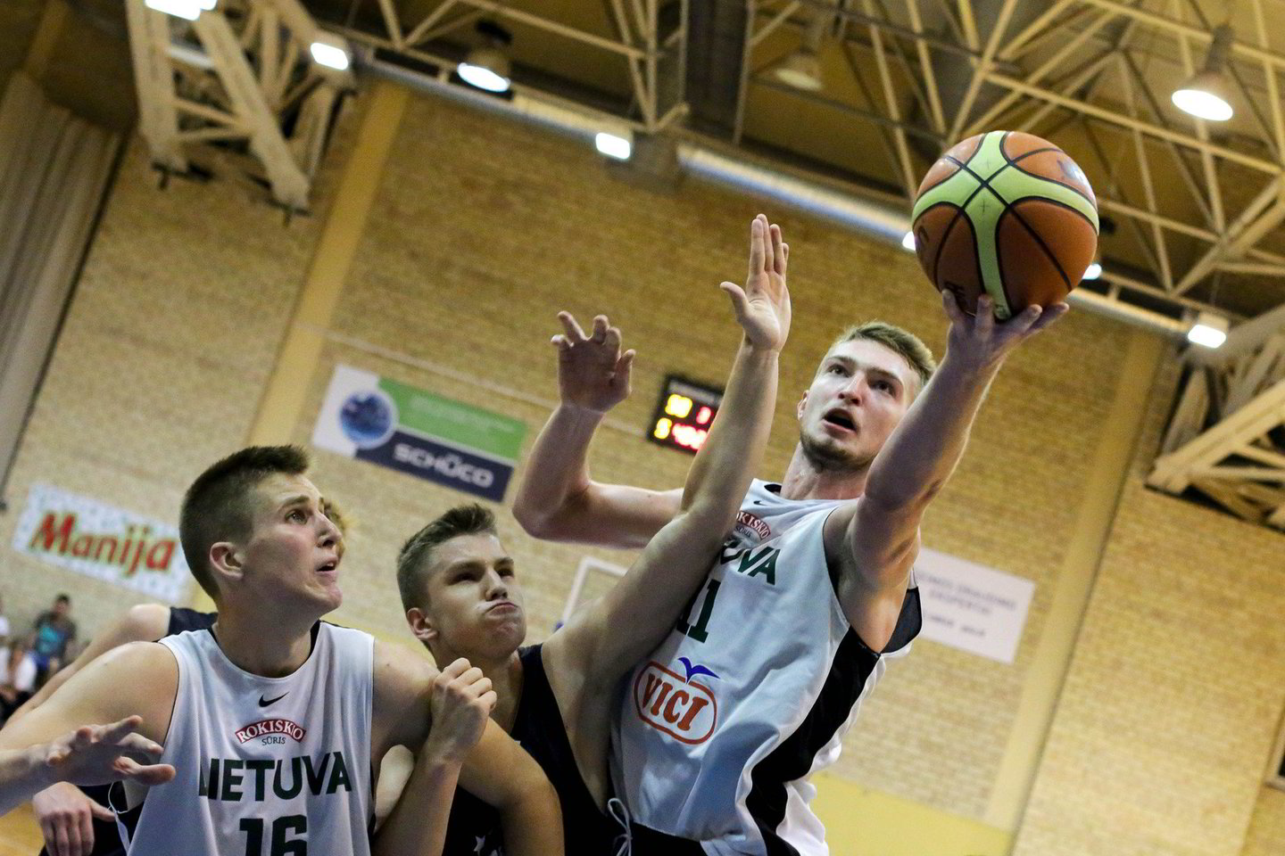 D.Sabonis pelnė septyniolika taškų.