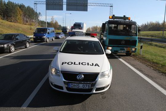 Pareigūnus „Via Baltica“ kelyje nustebino profesionalai
