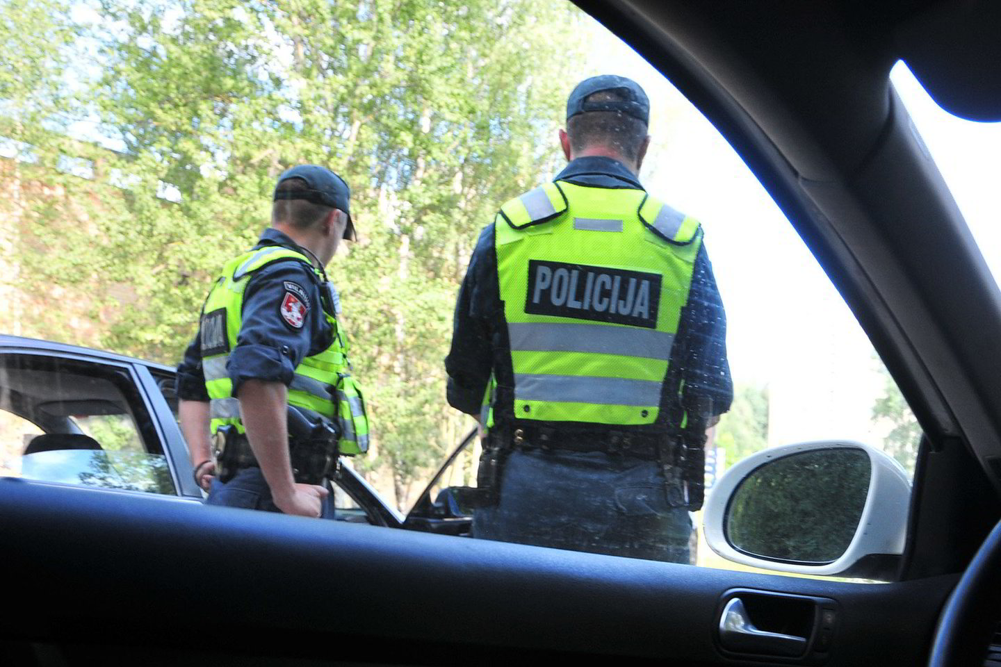 Policijai pranešta apie avariją Vilniaus rajone.