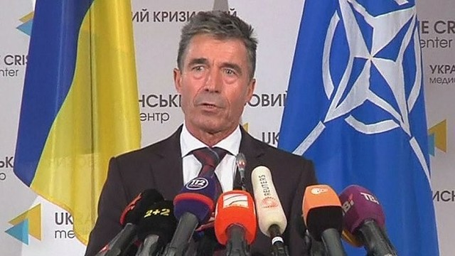 NATO nutraukia ryšius su Rusija ir žada paramą Ukrainai