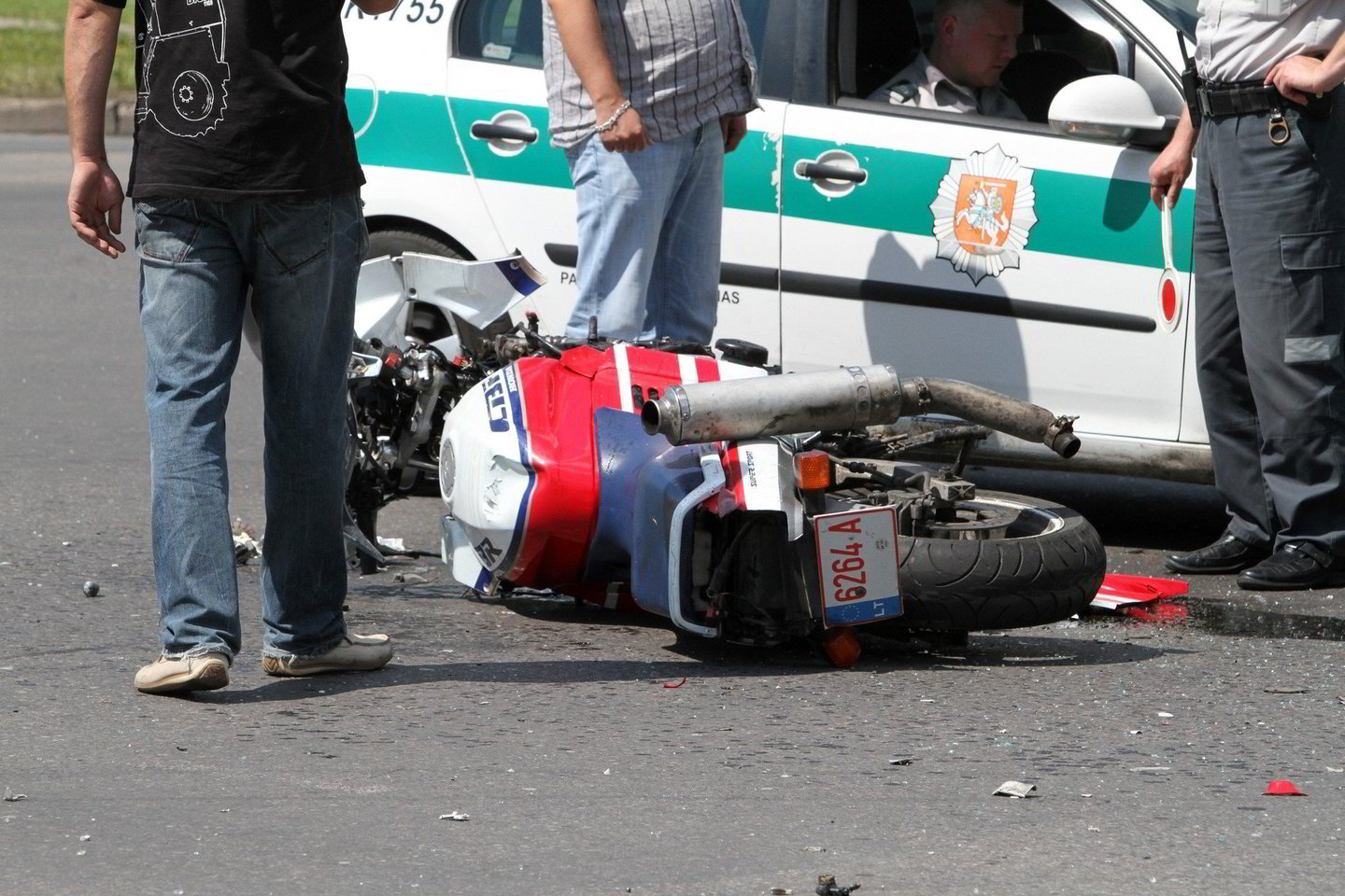 Pareigūnai neslepia, kad didžioji dauguma motociklininkų į avarijas papuola su galingomis "britvomis"<br>M.Patašiaus nuotr.