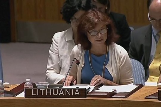 Lietuvos ambasadorė prie JT: „Reikalaujame Rusijos atsipeikėti“