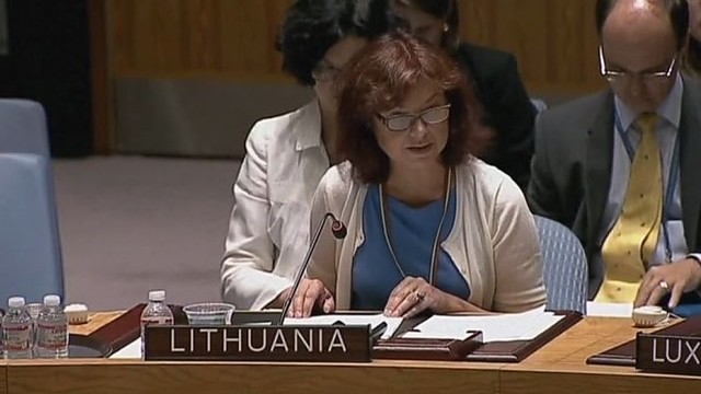 Lietuvos ambasadorė prie JT: „Reikalaujame Rusijos atsipeikėti“