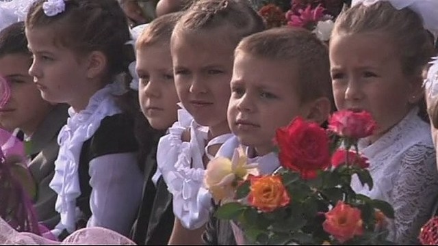 Rugsėjo 1-osios skambutis – ne visose Rytų Ukrainos mokyklose