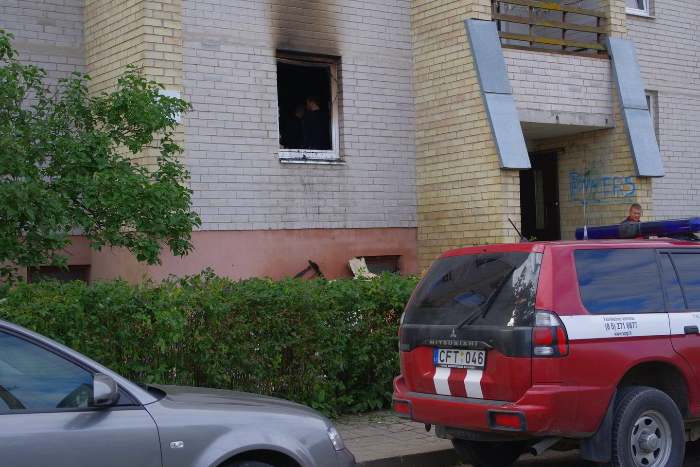 Per gaisrą Panevėžio daugiabutyje evakuoti penki žmonės.
