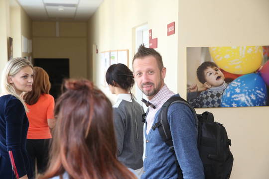 Linas Adomaitis dėmesiu apipylė likimo nuskriaustus mažuosius