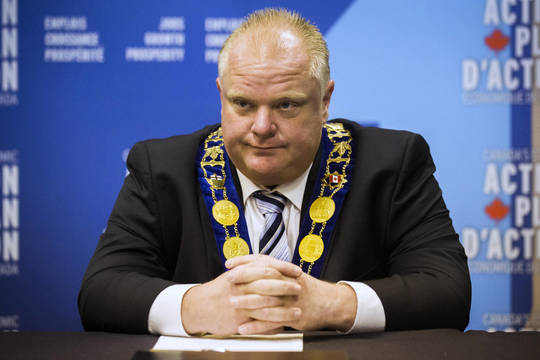 Toronto merui R. Fordui diagnozuotas vėžys