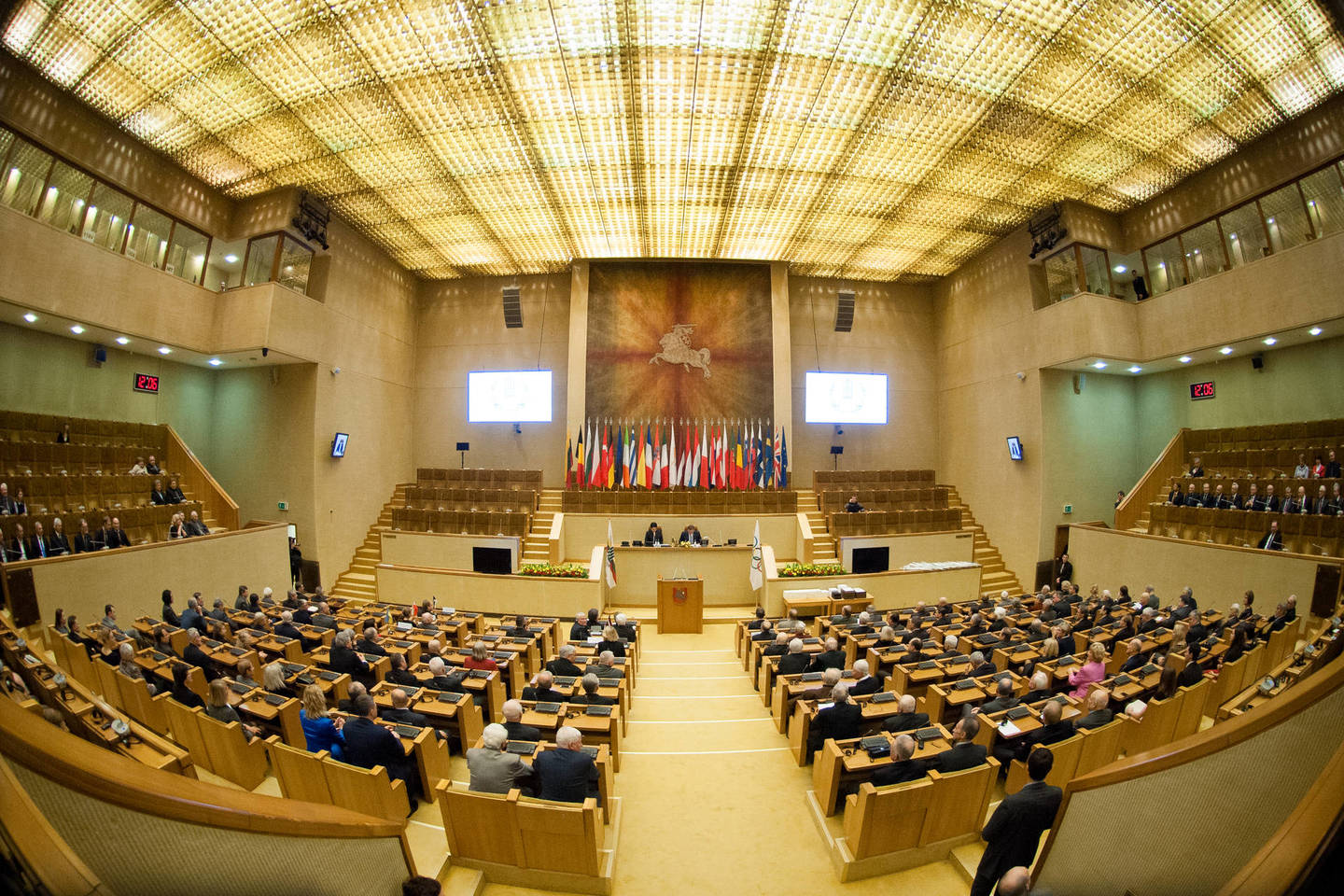 Vienas pagrindinių Seimo rudens sesijos darbų - biudžetų tvirtinimas.<br>J.Stacevičiaus nuotr.