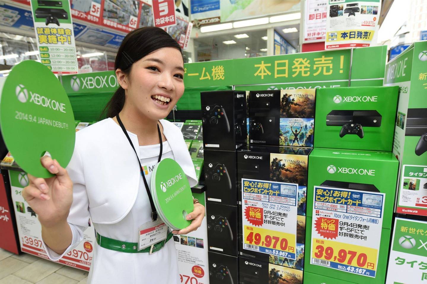 Pirmosios Šanchajuje parduotos konsolės kainavo po 699 JAV dolerius.<br>AFP/„Scanpix“ nuotr.