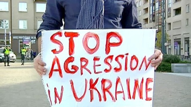 Vilniuje protestas: sustabdykite V. Putino žiaurumą