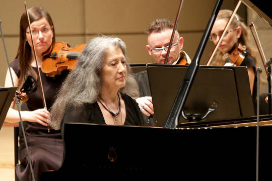 Muzikos legenda M. Argerich Vilniuje stulbino jaunatve