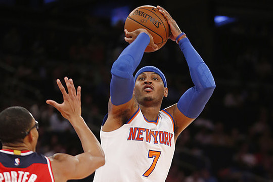 „Knicks“ pergalę lėmė C. Anthony metimas su pražanga