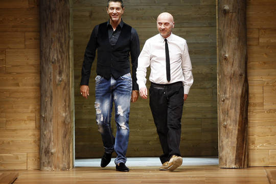 Teismas išteisino dizainerius Domenico Dolce ir Stefano Gabbana
