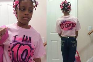 Interneto sensacija - originali tėvo bausmė seksualiai 10-metei