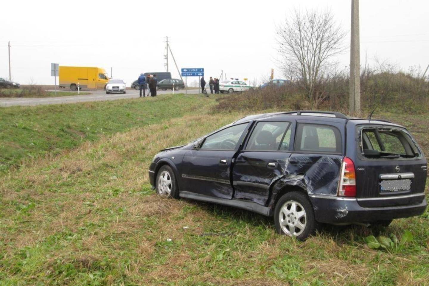 Per avariją Telšių rajone sužaloti du žmonės.