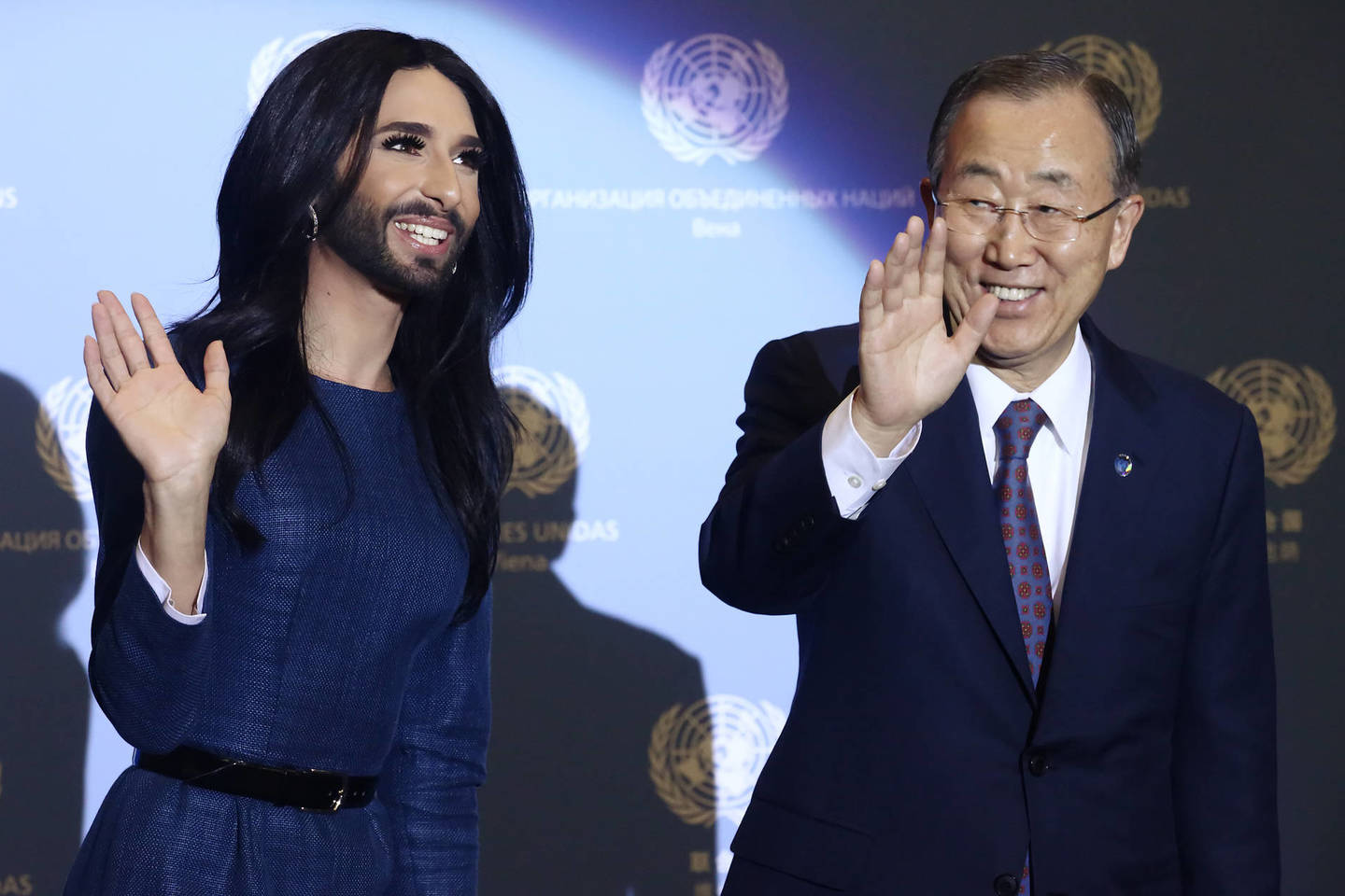 Conchita Wurst pagirta už kovą su diskriminacija ir netolerancija.