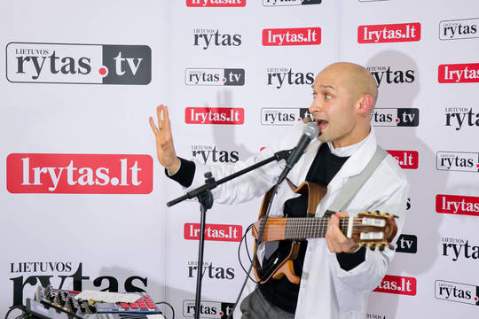 Lrytas.lt redakcijoje šėlo gimtadienį švenčiantis J. Didžiulis
