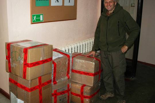 Lietuvių išminuotojai parėmė kolegas iš Ukrainos