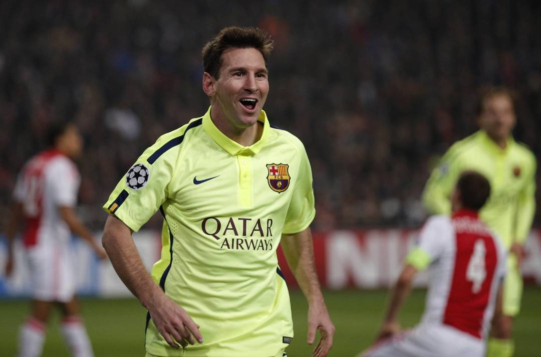 L.Messi džiaugiasi įvarčiais.<br>AP nuotr.