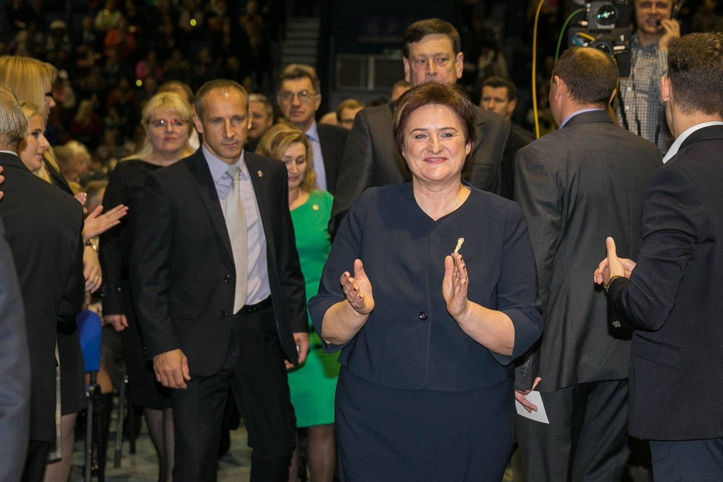 Loreta Graužinienė Darbo partijos suvažiavime.