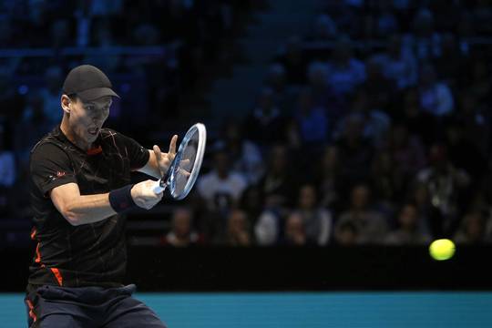 Tomašas Berdychas baigiamajame turnyre džiaugėsi pirmąja pergale