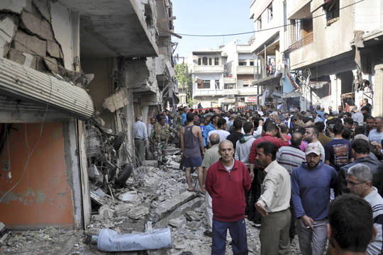 Homso sukilėlius pasiekė pirmoji per pusę metų pagalba