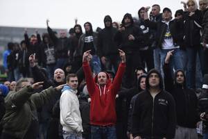 Vokietijos neonaciai protestavo prieš islamistus