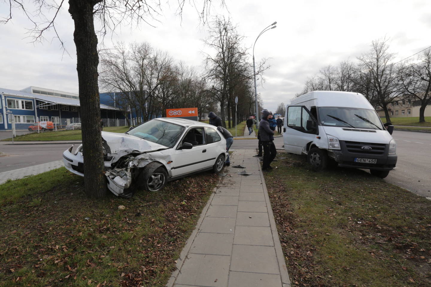 Per avariją Vilniuje nukentėjo žmogus.