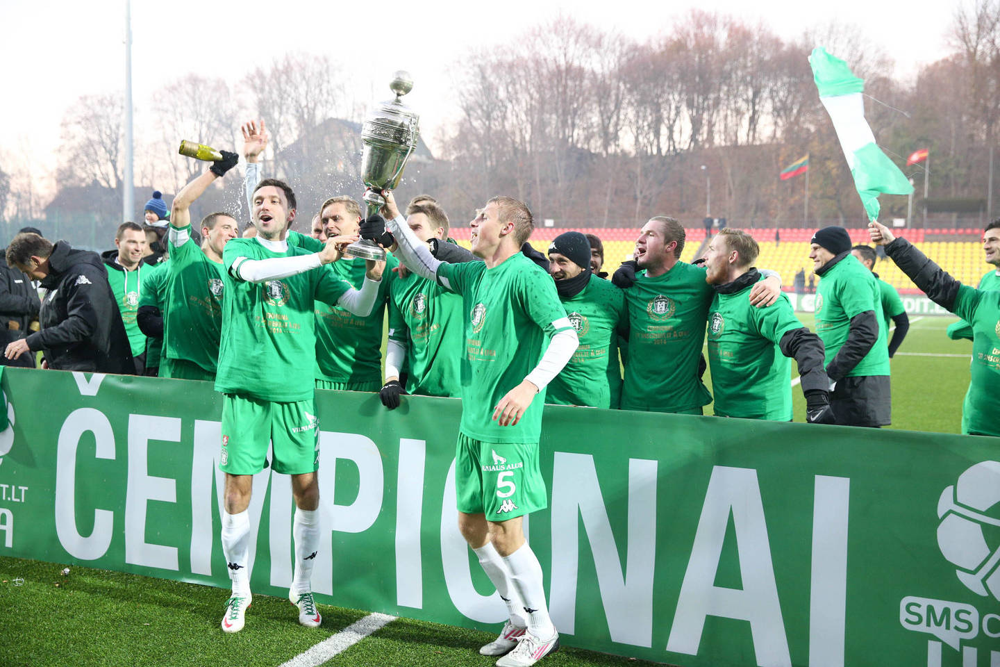 A lygos čempionų titulas atiduotas, bet medaliai dar neišdalyti.