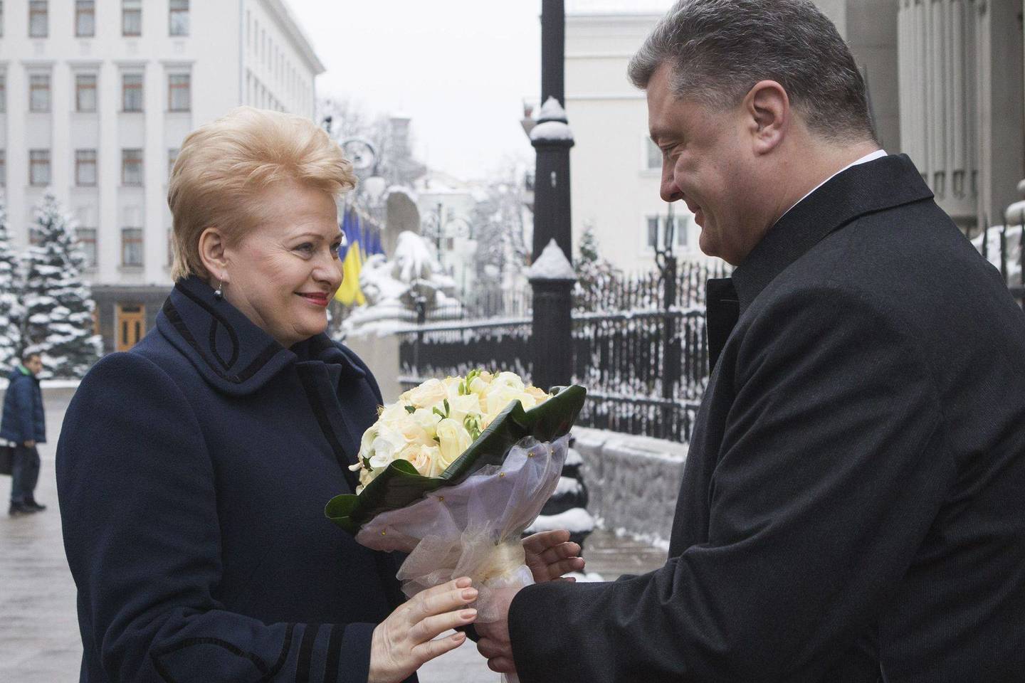Ukrainos ir Lietuvos vadovai susitiko Kijeve.