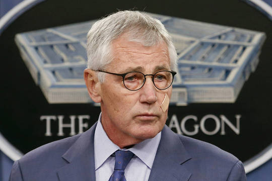 Atsistatydina JAV gynybos sekretorius Ch. Hagelis