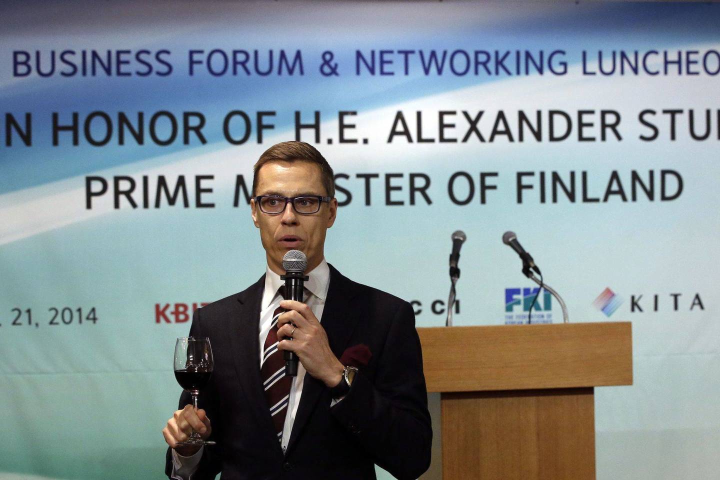 Straipsnio autorius citavo Suomijos premjero A.Stubbo (nuotr.) žodžius, esą Helsinkis prieš 20 metų galėjo įstoti į Aljansą.