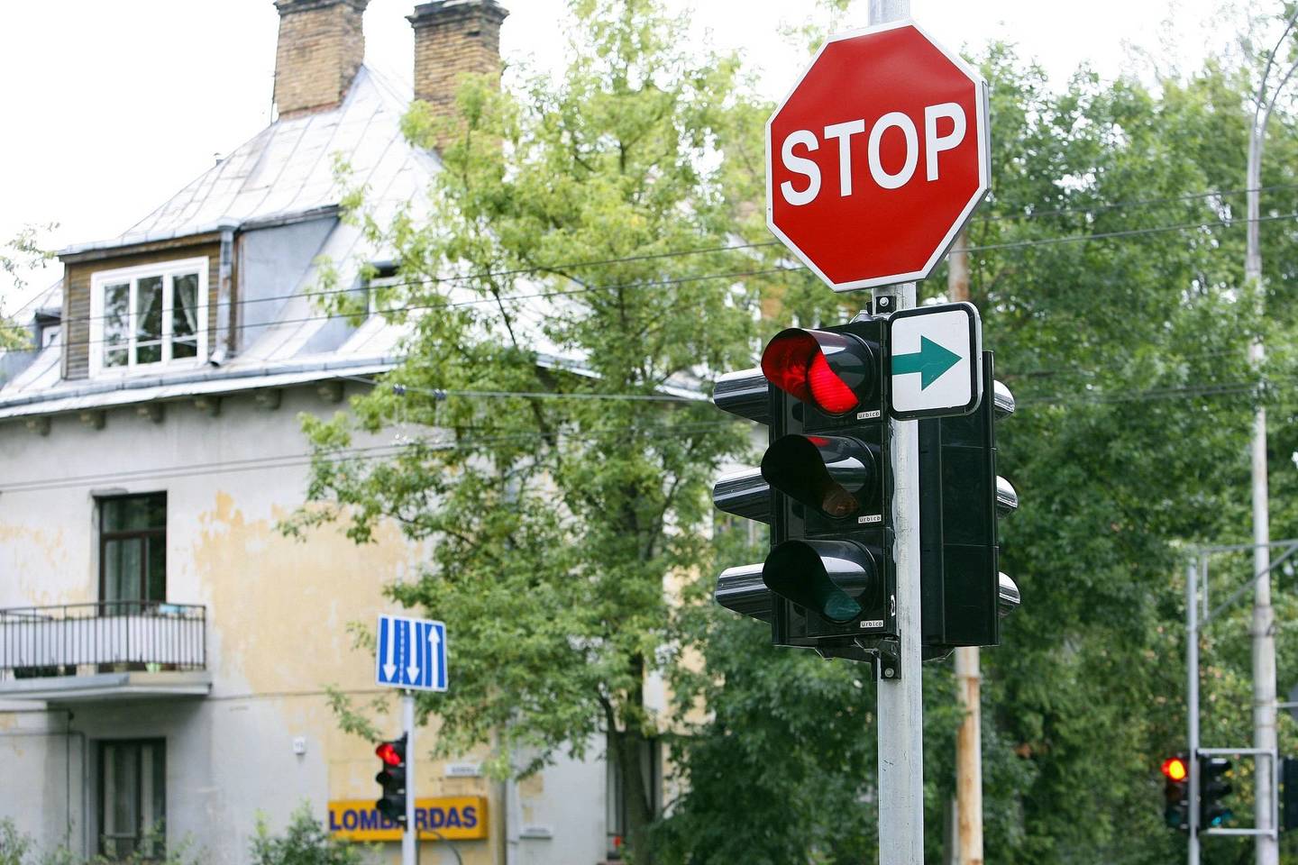 Vilniuje jau panaikintos devynios "žalios rodyklės".